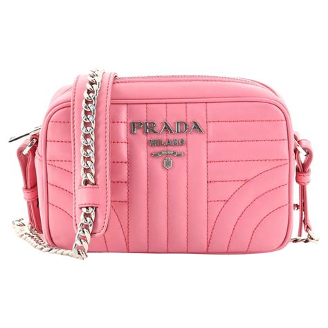 prada small quilted leather camera bag|Prada diagramme camera bag.